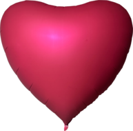 Mega Hartballon - Folie - Red  - 68 inch - (1)