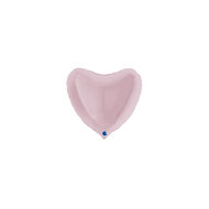 Mooideco - Heart Pastel Pink - 9 inch - Grabo - 10 stuks 