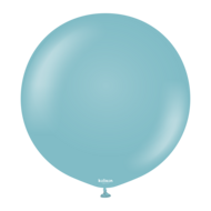 Mooideco - Kalisan Retro Blue Glass - 24 inch.