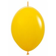 Mooideco - Link o loon doorknoopballonnen Sempertex Honey yellow
