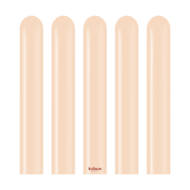 Mooideco - 260 modelleer ballonnen - Kalisan Standard blush huidskleur