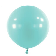 Mooideco - Fashion Caribbean Blue Anagram ballonnen 24 inch grote helium ballonnen