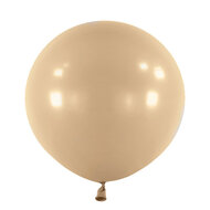 Mooideco - Fashion Taupe Anagram ballonnen 24 inch grote helium ballonnen