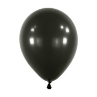 Mooideco - Fashion Jet Black Anagram ballonnen 12 inch helium ballonnen