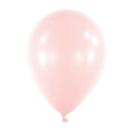Mooideco - Macaron Pink Rose Anagram ballonnen 12 inch helium ballonnen