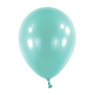 Mooideco - Pearl Caribbean Blue Anagram ballonnen 12 inch helium ballonnen