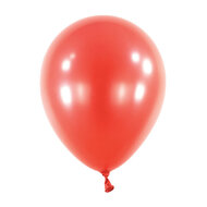Mooideco - Metallic Apple Red Anagram ballonnen 5 inch