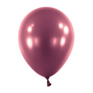 Mooideco - Metallic Burgundy Anagram ballonnen 5 inch