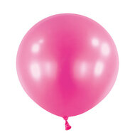 Mooideco - Metallic Hot Pink Anagram ballonnen 24 inch grote helium ballonnen