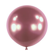 Mooideco - Satin Luxe Cherry Lacquer Pink Anagram ballonnen 24 inch grote helium ballonnen