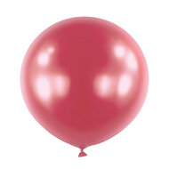 Mooideco - Satin Luxe Pomegranate Pink Anagram ballonnen 24 inch grote helium ballonnen