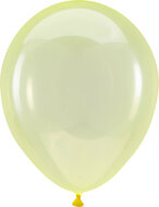 Mooideco - Crystal Clearz yellow Anagram ballonnen 12 inch helium ballonnen