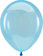 Mooideco - Crystal Clearz Blue Anagram ballonnen 12 inch helium ballonnen