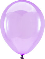 Mooideco - Crystal Clearz Purple Anagram ballonnen 12 inch helium ballonnen