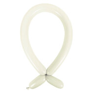 Mooideco - Standard Frosty Wit Anagram ballonnen 260 modeleer