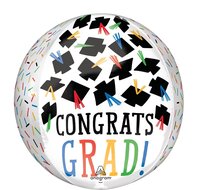 Mooideco - Orbz - Hats off congrats Grad - Geslaagd - 16 inch - G20 Anagram