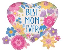 Mooideco - Best Mom Ever Botanical Lines - Moederdag - 29inch - P35 Anagram