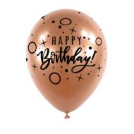 Mooideco - R12 - Bday dots &amp; sparkles - Satin Luxe Rose Copper - B20 Anagram