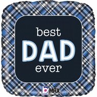 Mooideco - Vaderdag Best Dad Ever - Vaderdag - 18 inch - Betallic (1) - 