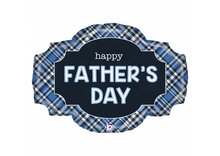 Mooideco - Happy Fathersday, Glad you're my Dad - Vaderdag - 32 inch - Betallic (1)