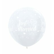 Mooideco - R24 - Just Married Hearts - Pearl White - Sempertex (2)