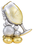 Mooideco - Bubbly Wine Glass - Airloonz - Everyday - 51 inch - P71 - Anagram Balloons