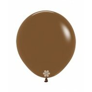 Mooideco - Sempertex 18 inch grote mocha Brown - Mooideco Ballonnen Groothandel