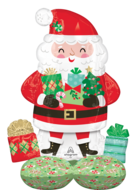 Mooideco - Jolly Old Santa - AirLoonz Junior - Christmas - 37 inch - P55 - Anagram Balloons