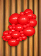 Mooideco - Project pack - Organic balloons - Red - Kalisan balloons