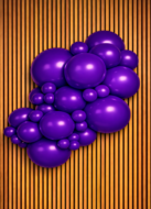 Mooideco - Project pack - Organic balloons - Violet - Kalisan balloons