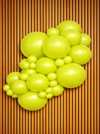 Mooideco - Project pack - Organic balloons - Lime Green - Kalisan balloons