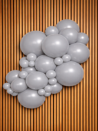 Mooideco - Project pack - Organic balloons - Grey - Kalisan balloons