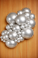 Mooideco - Project pack - Organic balloons - Mirror Silver - Kalisan balloons