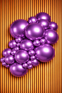 Mooideco - Project pack - Organic balloons - Mirror Violet - Kalisan balloons