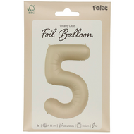 Mooideco - Number 5 - Creamy Latte - 34 inch - Folat