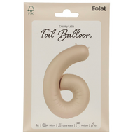 Mooideco - Number 6 - Creamy Latte - 34 inch - Folat