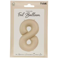 Mooideco - Number 8 - Creamy Latte - 34 inch - Folat