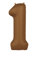 Mooideco - Number 1 - Chocolate - 34 inch - Folat