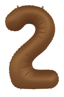 Mooideco - Number 2 - Chocolate - 34 inch - Folat