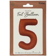 Mooideco - Number 5 - Chocolate - 34 inch - Folat
