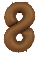 Mooideco - Number 8 - Chocolate - 34 inch - Folat