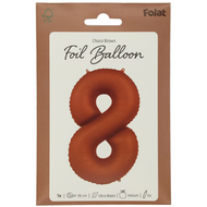 Mooideco - Number 8 - Chocolate - 34 inch - Folat
