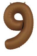Mooideco - Number 9 - Chocolate - 34 inch - Folat