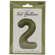 Mooideco - Number 2 - Olive Green - 34 inch - Folat