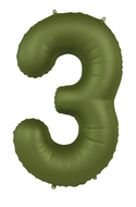 Mooideco - Number 3 - Olive Green - 34 inch - Folat