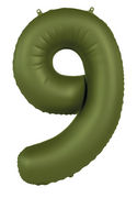 Mooideco - Number 9 - Olive Green - 34 inch - Folat