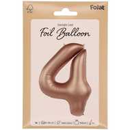 Mooideco - Number 4 - Starlight Gold - 34 inch - Folat