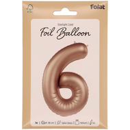 Mooideco - Number 6 - Starlight Gold - 34 inch - Folat