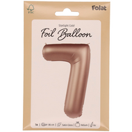 Mooideco - Number 7 - Starlight Gold - 34 inch - Folat