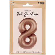 Mooideco - Number 8 - Starlight Gold - 34 inch - Folat